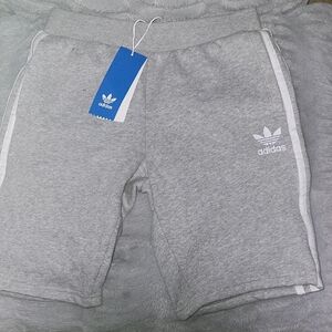 Adidas Boy's Athletic Gray Shorts